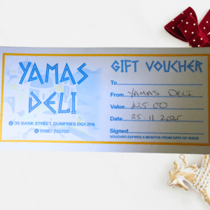 Yamas Deli £25 Voucher - Winner Colin