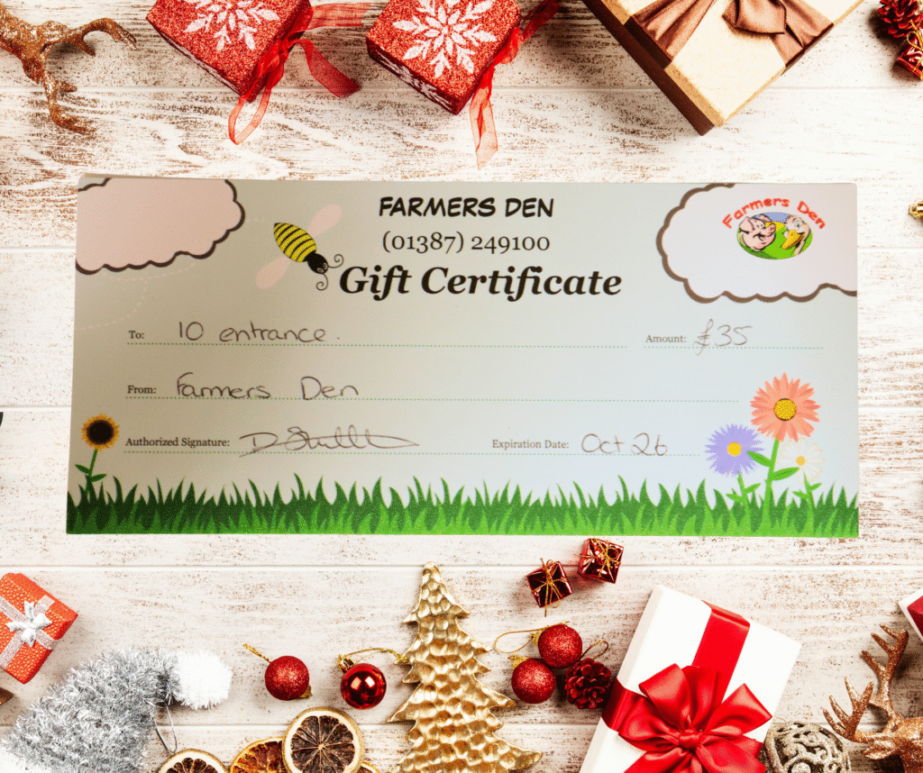 Farmers Den 10 Entrance voucher - Winner Jenny