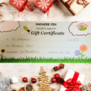 Farmers Den 10 Entrance voucher - Winner Jenny