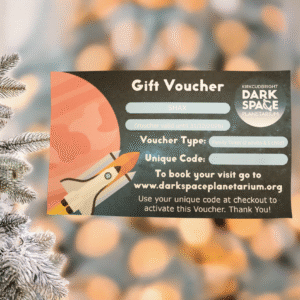 Dark Space Planetarium Kirkcudbright Voucher - Winner Kathlen
